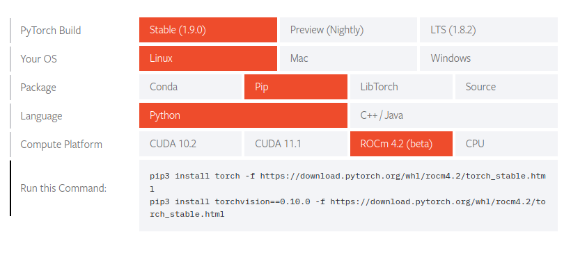 How to make pytorch recognize AMD GPU deployment PyTorch Forums