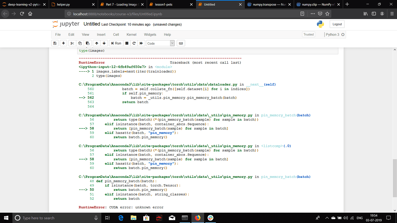 [Solved] Cuda error: unknown error - PyTorch Forums