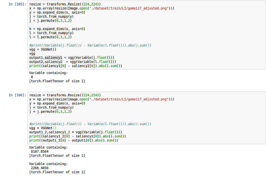 Different ouputs for the same network - vision - PyTorch Forums