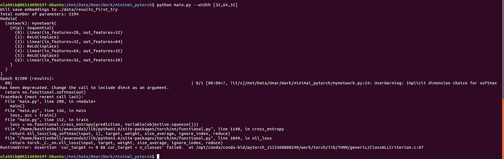 Forward neural netwrok error - PyTorch Forums