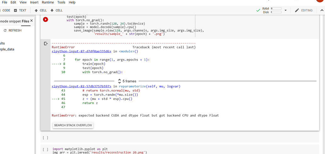 VAE on Cifar10 dataset using CNN - PyTorch Forums