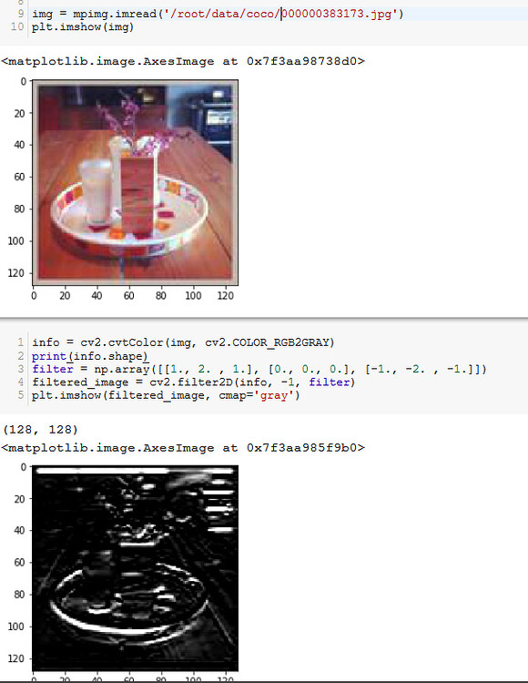 Convolution on single image with 3x3 filter - vision - PyTorch Forums