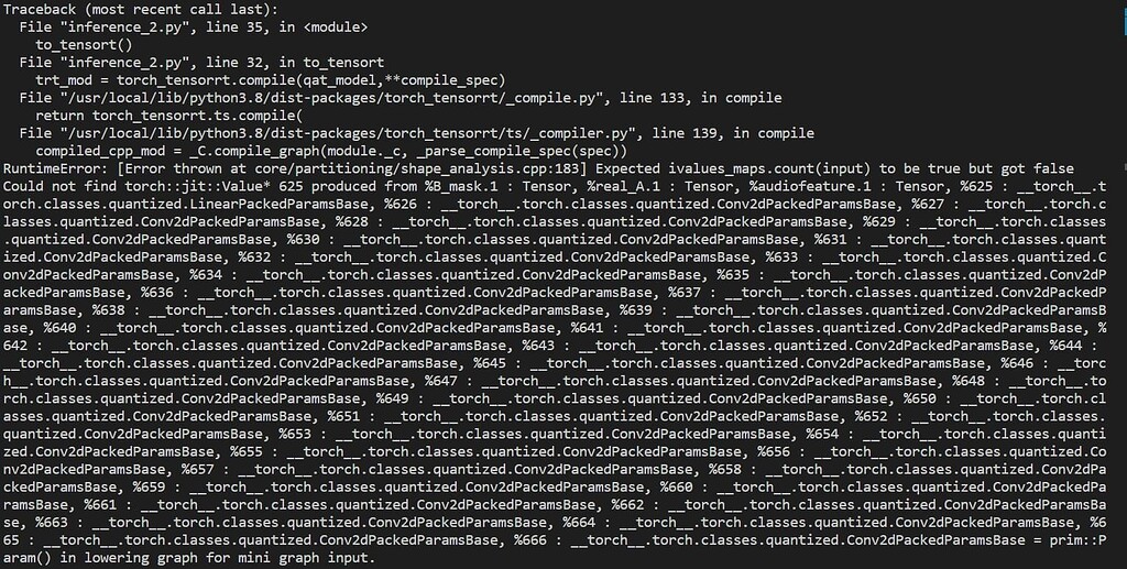 How To Convert The Quantized Model To Tensorrt For Gpu Inference