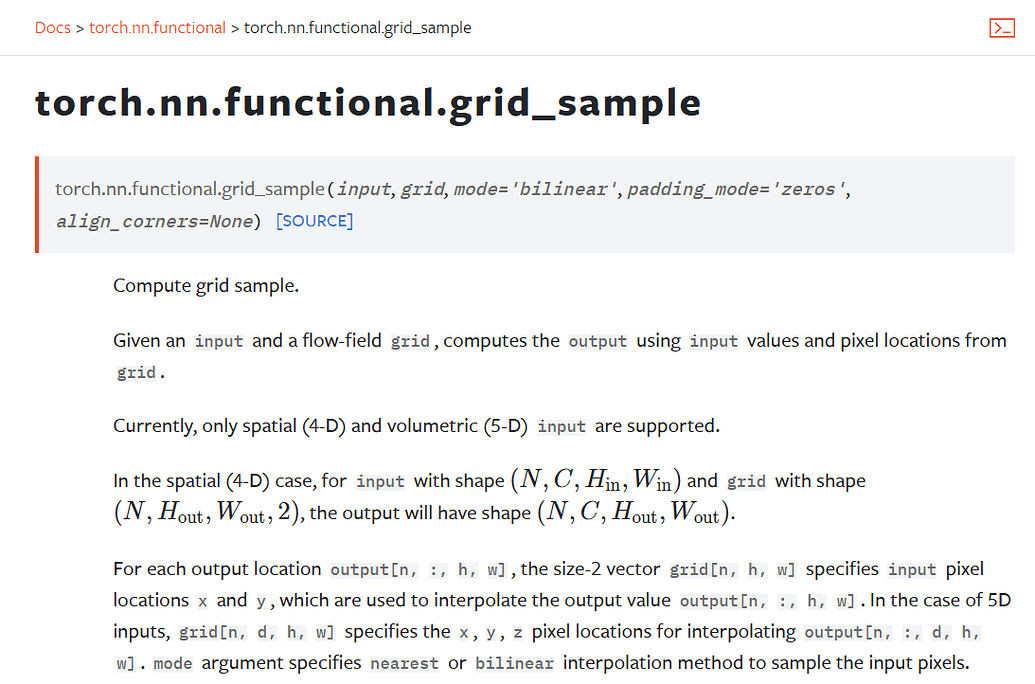 Functional.nn.grid_sample does not support the bicubic method for 5D ...