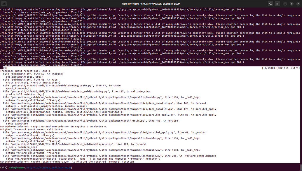 Error when i create new model and split model - PyTorch Forums