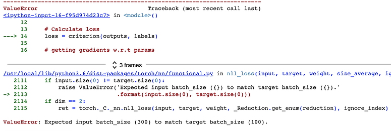 FNN Dimension Error - PyTorch Forums