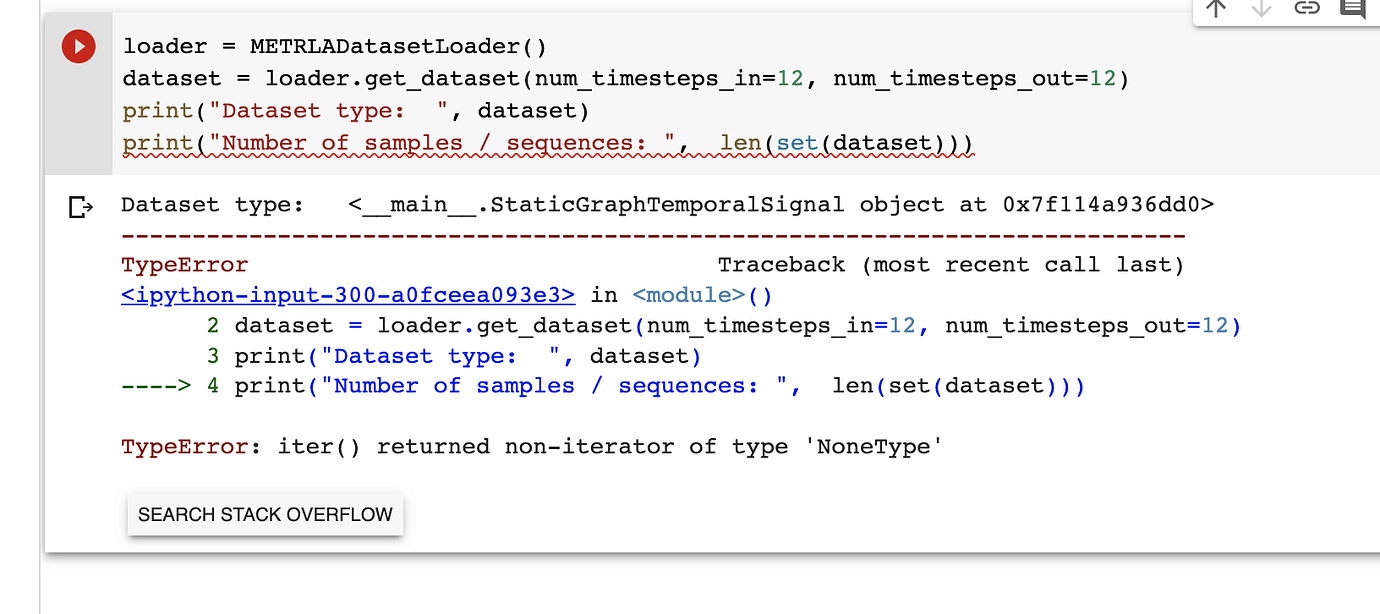 Creating own dataset with Pytorch Geometric Temporal for Graph Neural