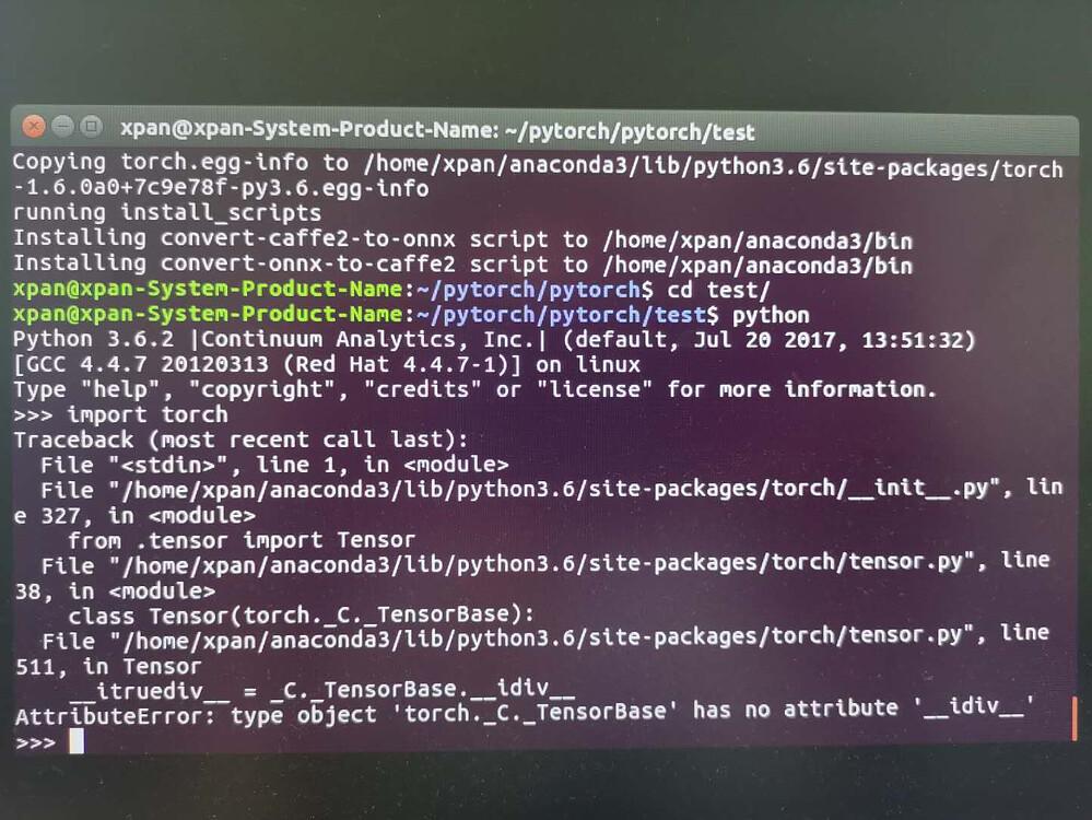 Attributeerror Type Object Torch C Tensorbase Has No Attribute