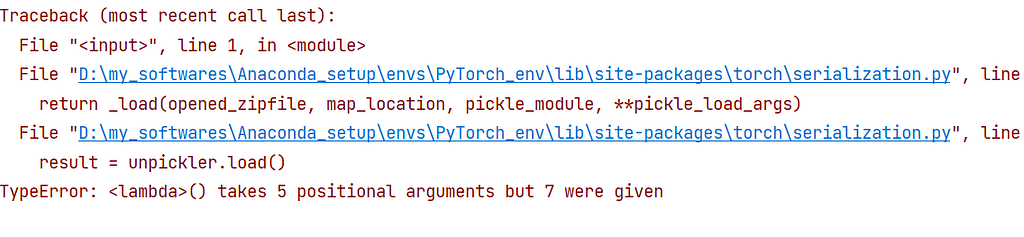 Hi, I got a strange error when I load my saved model - PyTorch Forums