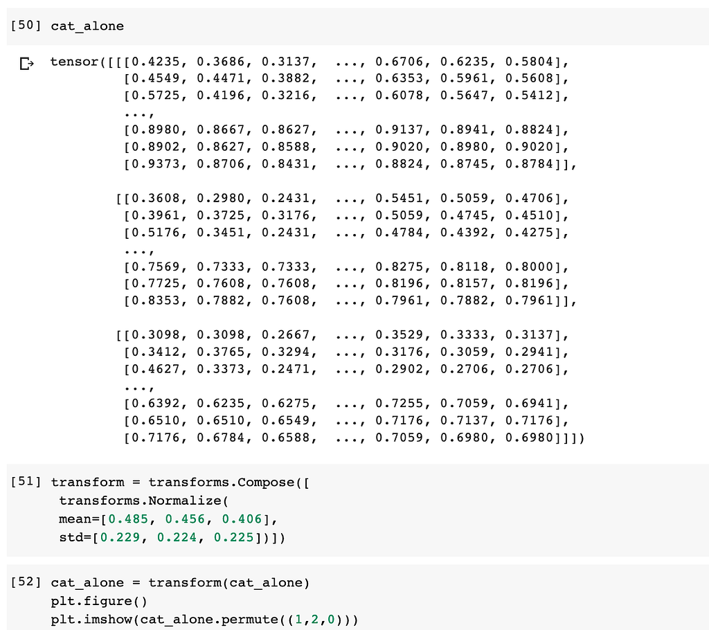 Normalization by imagenet statistics strange behavior - PyTorch Forums