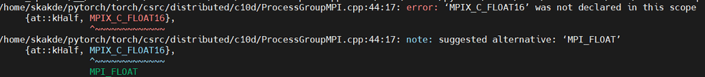 Getting error in installing pytorch with Open MPI - PyTorch Forums