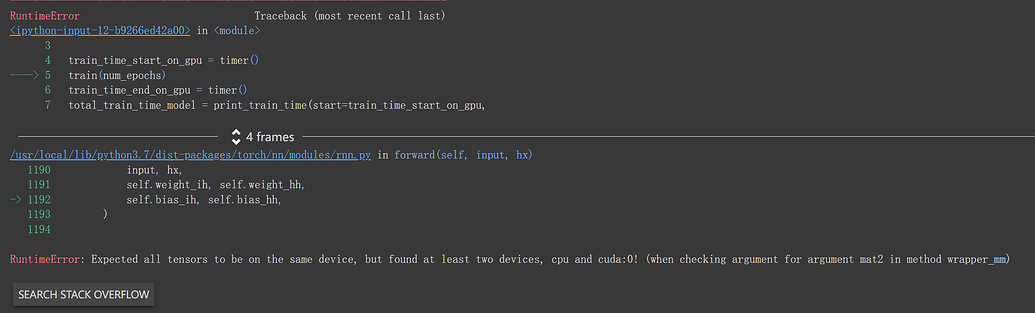 GPU training error! - nlp - PyTorch Forums